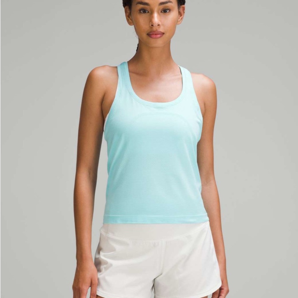 NWT Lululemon Cyan Blue Swiftly Tech Racerback *Race Length